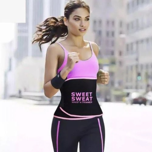  Пояс для похудения Sweat Sweat  200 ( one size ) (черный) 