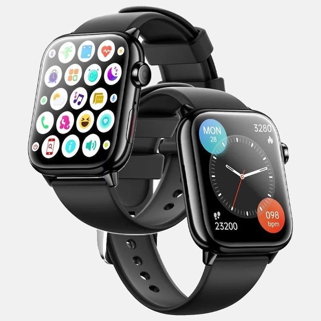 Умные смарт-часы Smart Watch А1 (черные) 