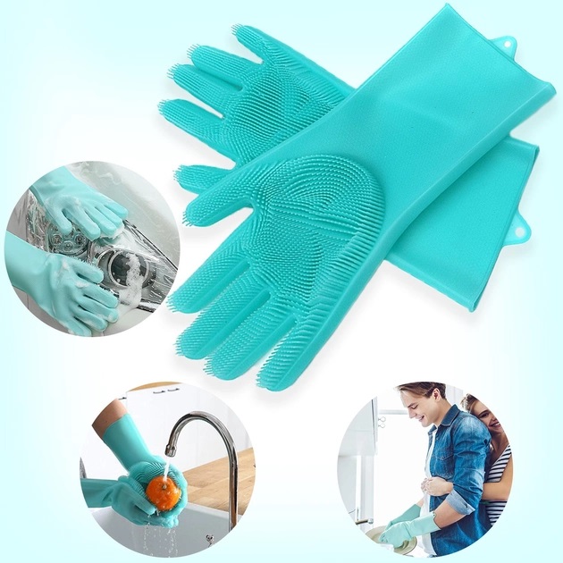  Силиконовые перчатки для мытья посуды Better Glove 