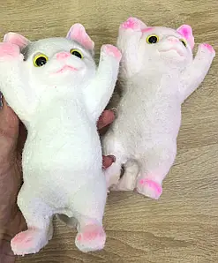  тянучка таба кот лапки тянучка таба кот лапки Игрушка антистресс липкий пушистик сквиш  
