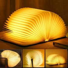  складной бумажный ночник книжка 
