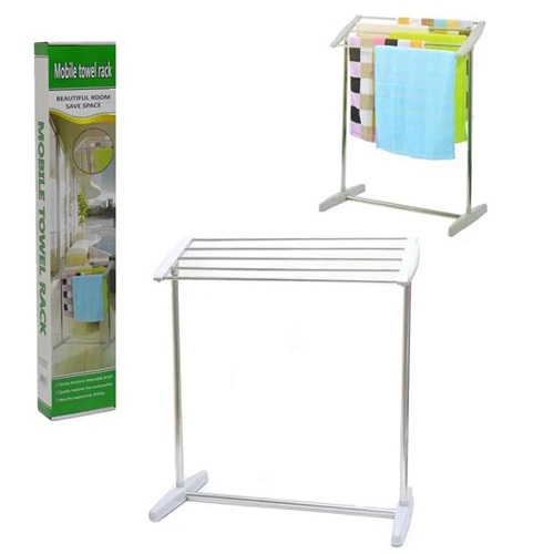  Сушилка для белья Mobile towel rack, на 5 рядов / Напольная сушка для одежды 