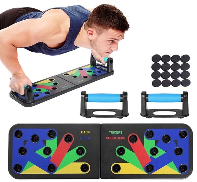 Платформа с упорами для отжимания от пола foldable push up board JT-006 