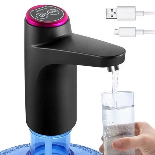  Електрична помпа для води Aqua Pump Elite на аккумуляторі чорна 