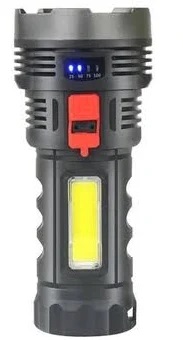  Ручной фонарик (с перезаряжаемый батарею от microUSB) 