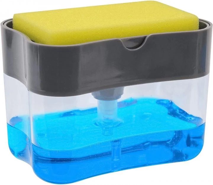  Дозатор мыла Soap Pumb Sponge Caddy с подставкой для губки (в комплекте) 
