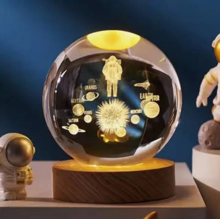  Светодиодная лампа шар CRYSNAL BALL LED 8cm 