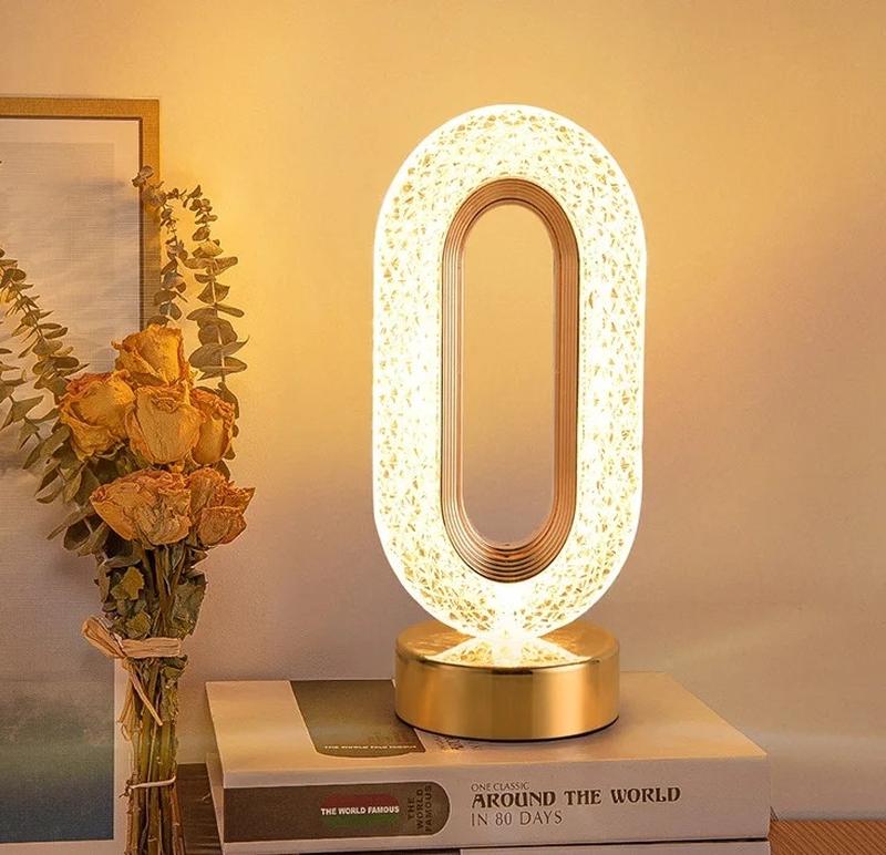  Кристальная настольная лампа ночник O-lamp 