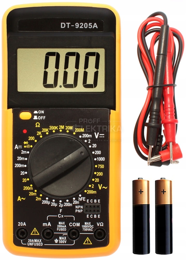  Мультиметр DT-9205A  
