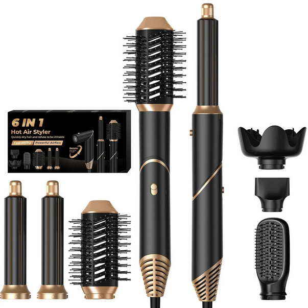  Многофункциональный стайлер для волос Hot Air Styler 6в1 HAIR Curlinglron 