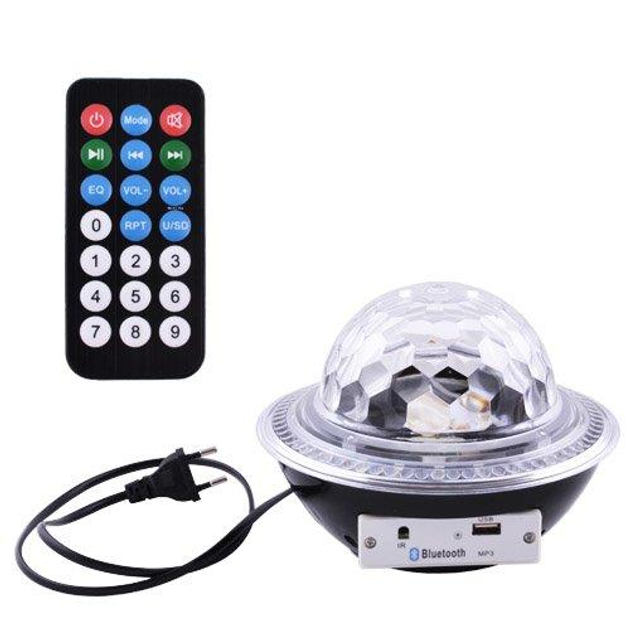  Лазерный диско шар Ufo Bluetooth + пульт   