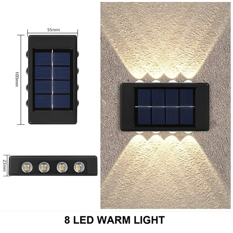  уличный светильник на солнечной панели 