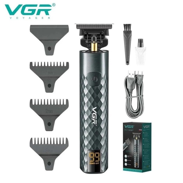  Триммер для стрижки волос окантовочная машинка VGR V-077 Professional USB Type-C 