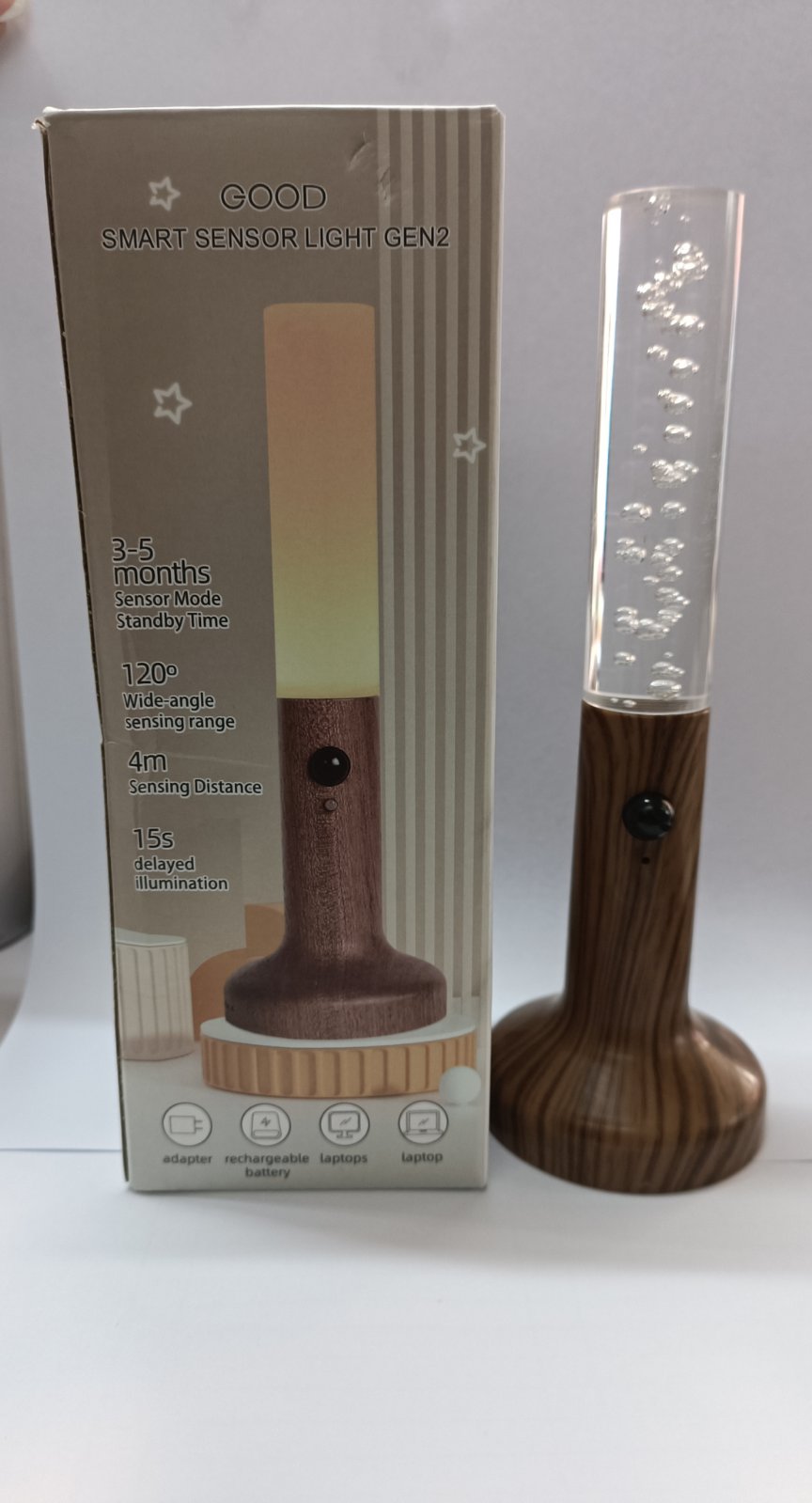  лампочка с датчиком движения 