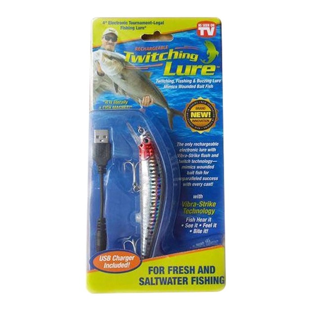  Приманка для рыбалки TWITCHING LURE(зарядка от USB) 