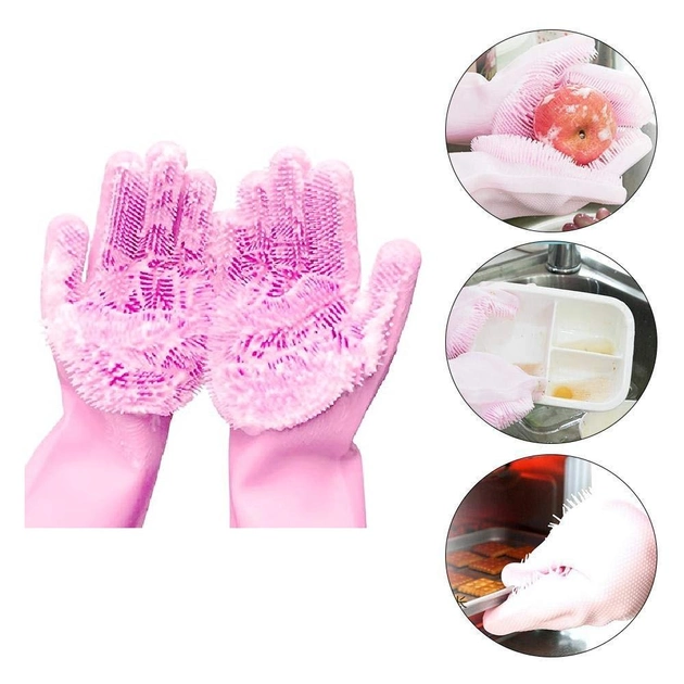  Силиконовые перчатки для мытья посуды Better Glove 