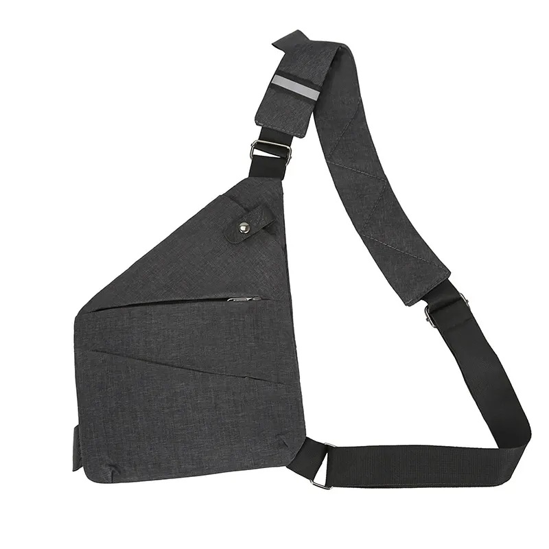  Мужская сумка Cross Body кожа,(черный) 