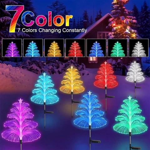  Садовый светодиодный RGB фонарь Фонтан на солнечной батарее 7 цветов 