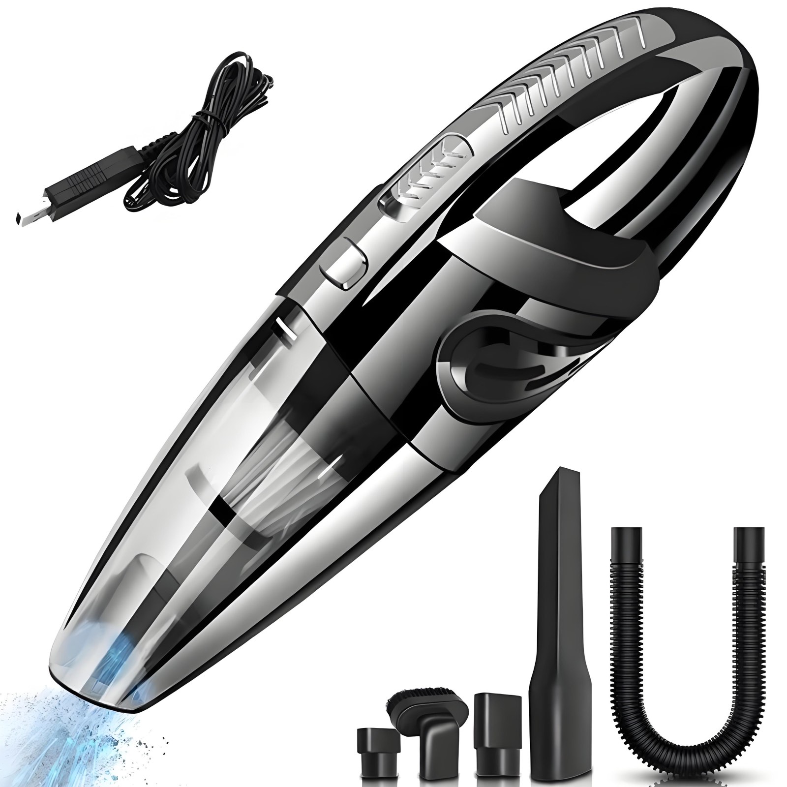  Автомобильный пылесос Rundong Vacuum Cleaner R-6053 12V 