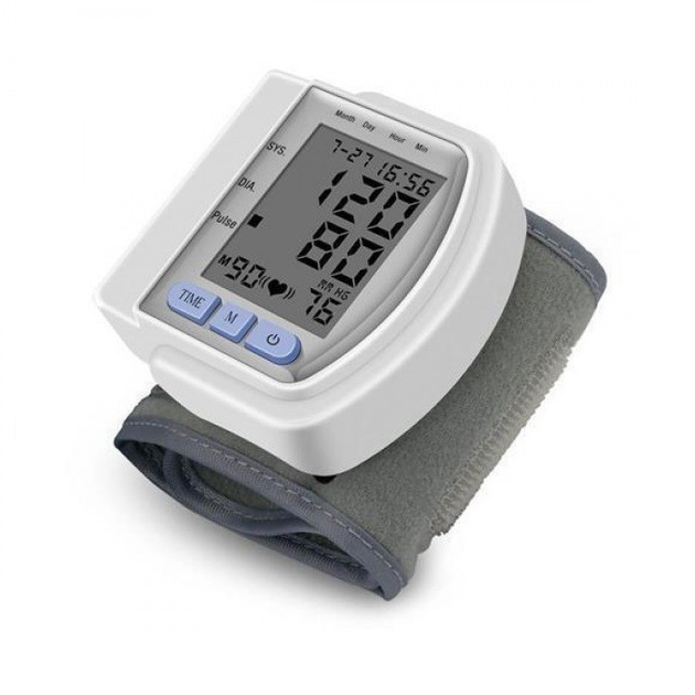  Тонометр цифровой автоматический на запястье Blood Pressure Monitor CK-102S аппарат для измерения давления и пульса 