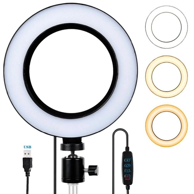  Кольцевая лампа RING FILL LIGHT (16 см) CXB-160 