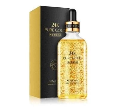  Сыворотка для лица 24K Gold Ampoule Goldzan с пептидами и экстрактом золота 100 мл 